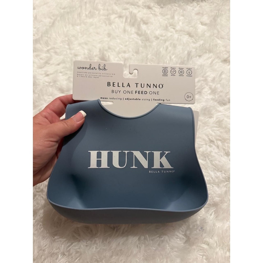Hunk‎ Bella Tunno Baby Bib NWT